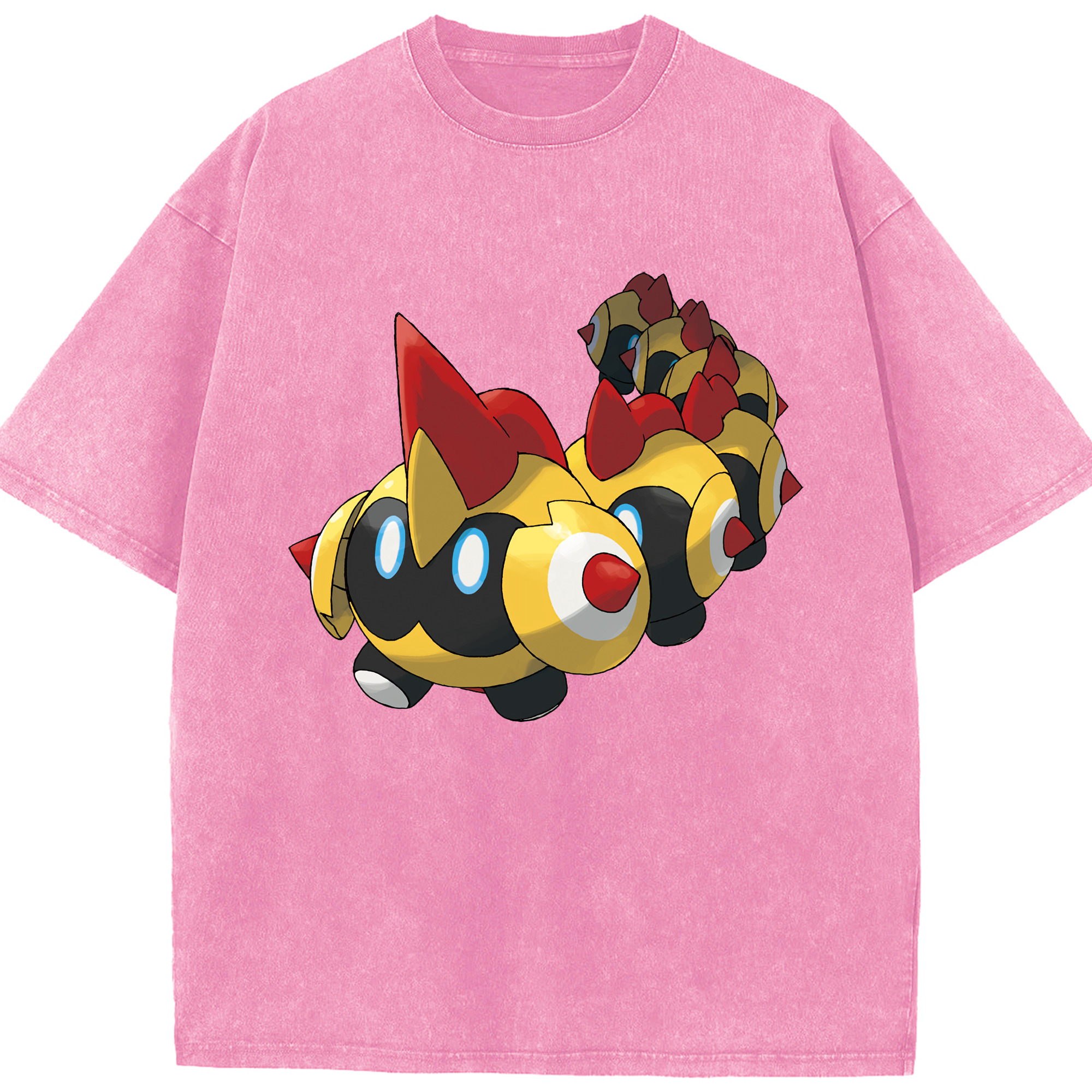 （画像用） ポケットモンスター Pokémon 綿100% ヴィンテージ風 半袖Tシャツ（フロントプリント）